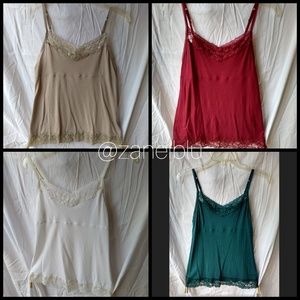 (4) Elle Must Have Camisoles